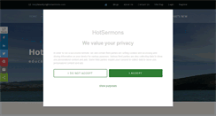 Desktop Screenshot of hotsermons.com